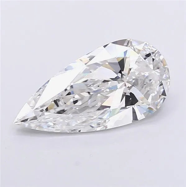 3.06ct Pear Lab Grown Diamond (Colour F, Clarity VVS1, IGI Certified)
