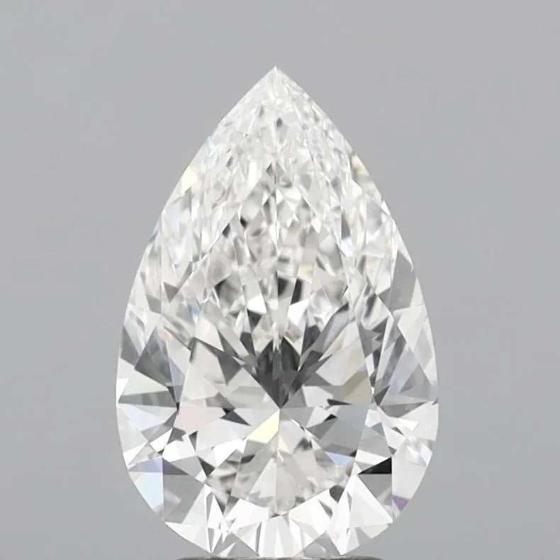 3.06ct Pear Lab Grown Diamond (Colour F, Clarity VVS2, IGI Certified)