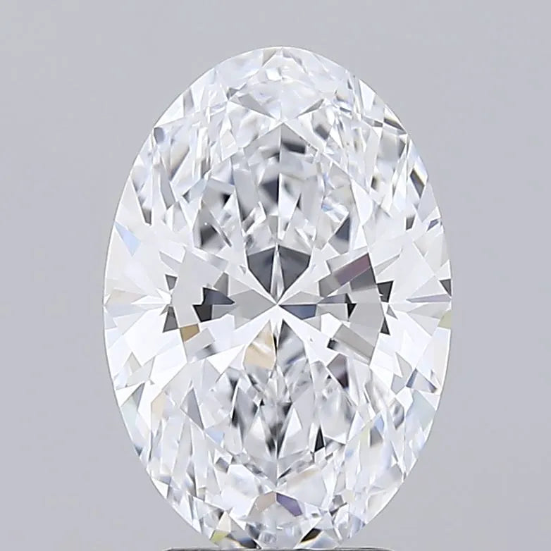 3.07ct Oval Lab Grown Diamond (Colour E, Clarity IF, IGI Certified)