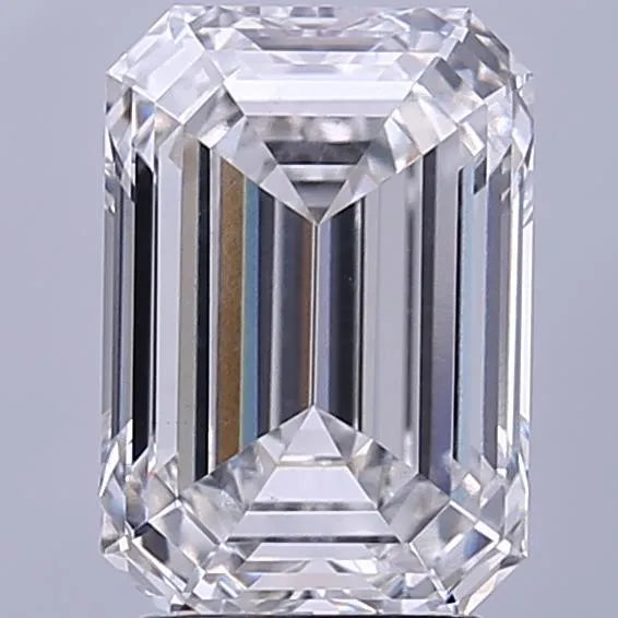 3.13ct Emerald Lab Grown Diamond (Colour F, Clarity VVS2, IGI Certified)