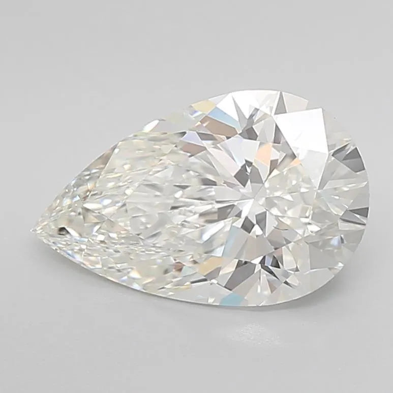 3.15ct Pear Lab Grown Diamond (Colour H, Clarity IF, IGI Certified)