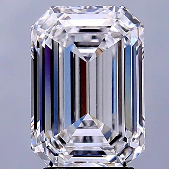3.16ct Emerald Lab Grown Diamond (Colour D, Clarity VVS1, IGI Certified)