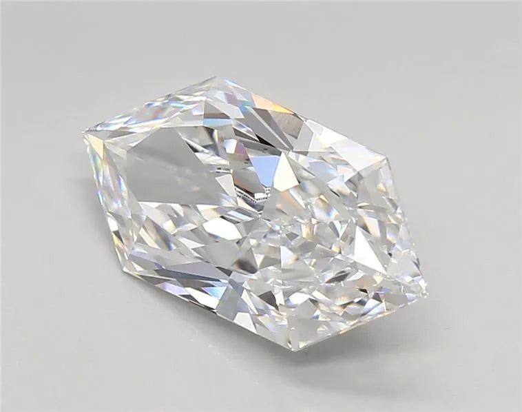 3.49ct Hexagonal Lab Grown Diamond (Colour D, Clarity VVS2, IGI Certified)