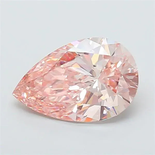 3.50ct Pear Lab Grown Diamond (Colour Fancy Intense Pink, Clarity VVS2, IGI Certified)