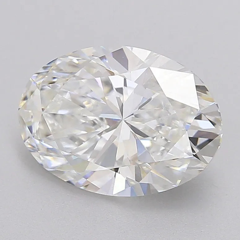 3.51ct Oval Lab Grown Diamond (Colour F, Clarity VVS2, IGI Certified)