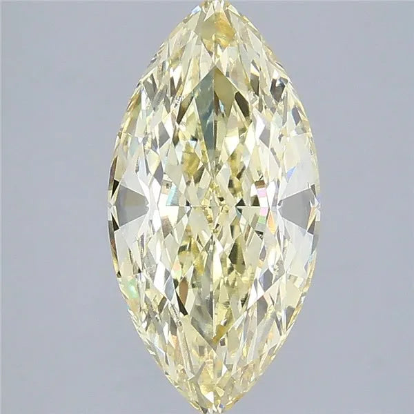 3.56ct Marquise Lab Grown Diamond (Colour Fancy Yellow, Clarity VVS2, IGI Certified)