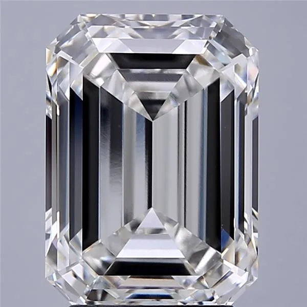 3.70ct Emerald Lab Grown Diamond (Colour F, Clarity VVS1, IGI Certified)