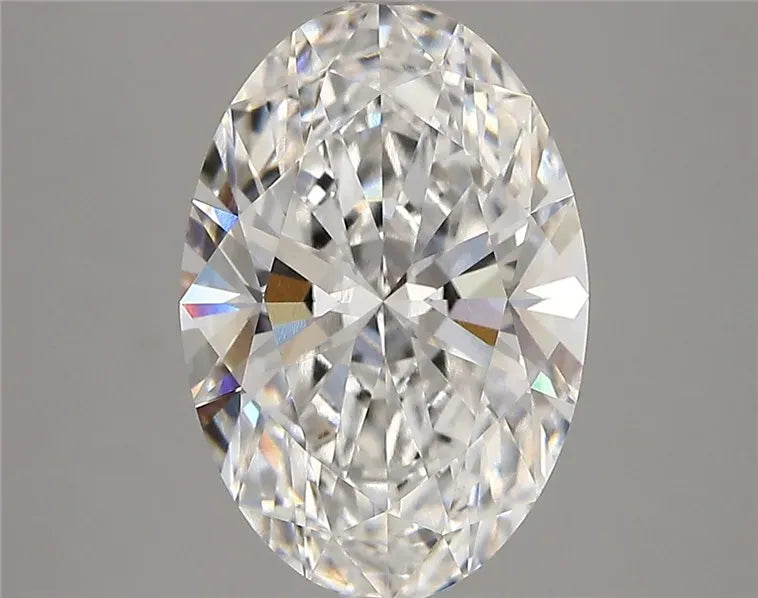 3.80ct Oval Lab Grown Diamond (Colour D, Clarity VVS2, IGI Certified)