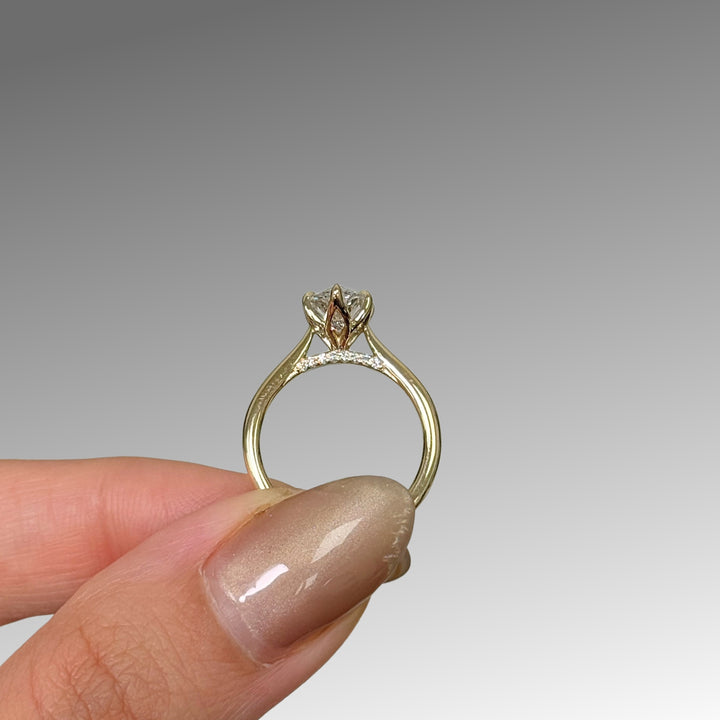 Nora Marquise Lab Created Diamond Engagement Ring