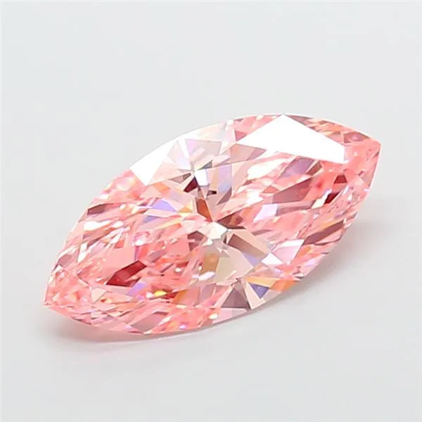 4.02ct Marquise Lab Grown Diamond (Colour Fancy Vivid Pink, Clarity VVS2, IGI Certified)