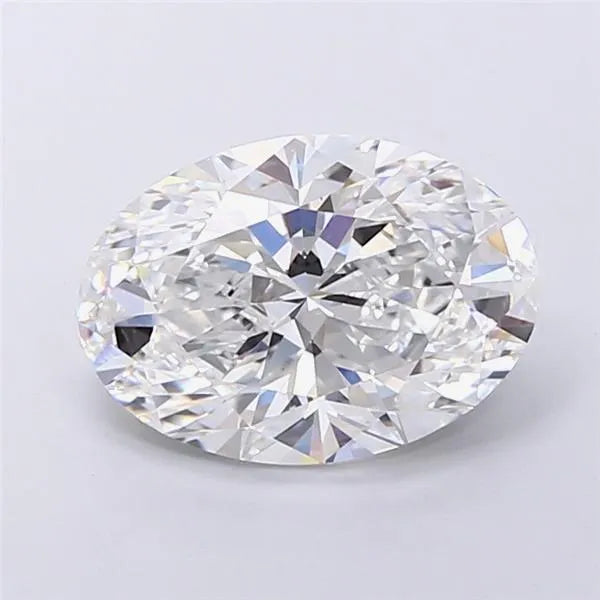 4.04ct Oval Lab Grown Diamond (Colour E, Clarity VVS2, IGI Certified)
