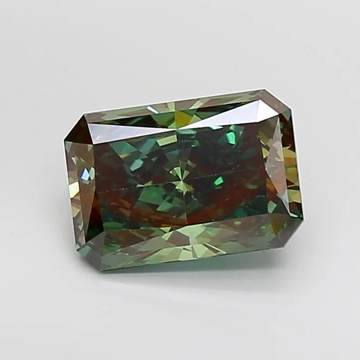 4.04ct Radiant Lab Grown Diamond (Colour Fancy Intense Green, Clarity VS1, IGI Certified)