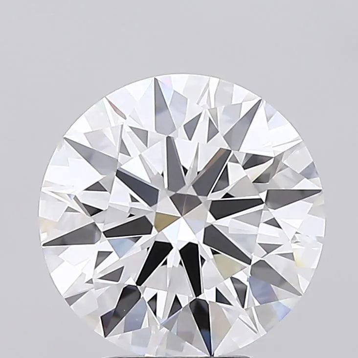4.06ct Round Lab Grown Diamond (Colour D, Clarity FL, Cut ID, IGI Certified)