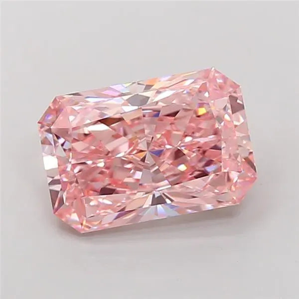 4.07ct Radiant Lab Grown Diamond (Colour Fancy Vivid Pink, Clarity VS1, IGI Certified)