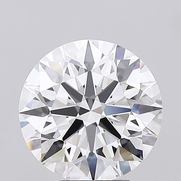 4.07ct Round Lab Grown Diamond (Colour D, Clarity FL, Cut ID, IGI Certified)