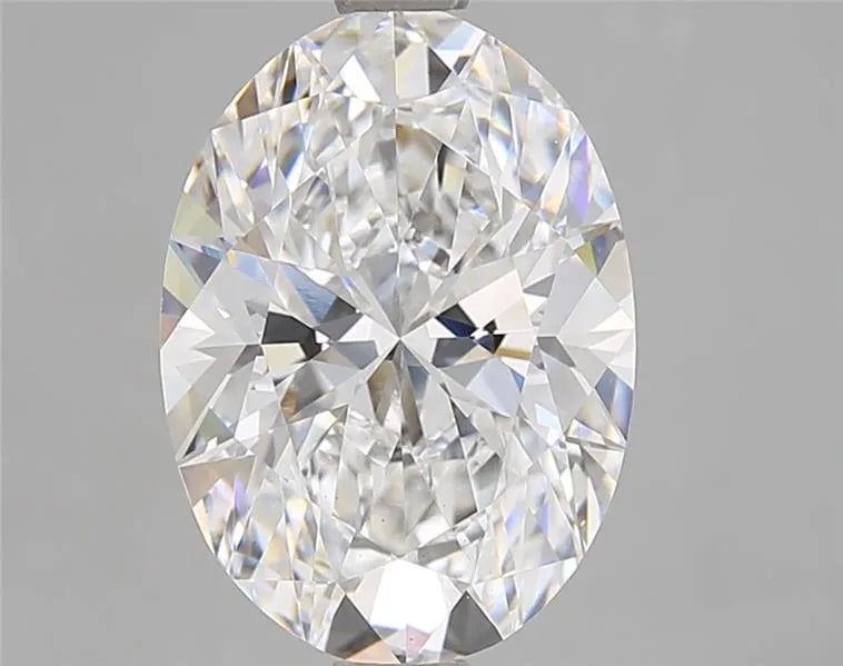 4.08ct Oval Lab Grown Diamond (Colour E, Clarity VVS2, IGI Certified)