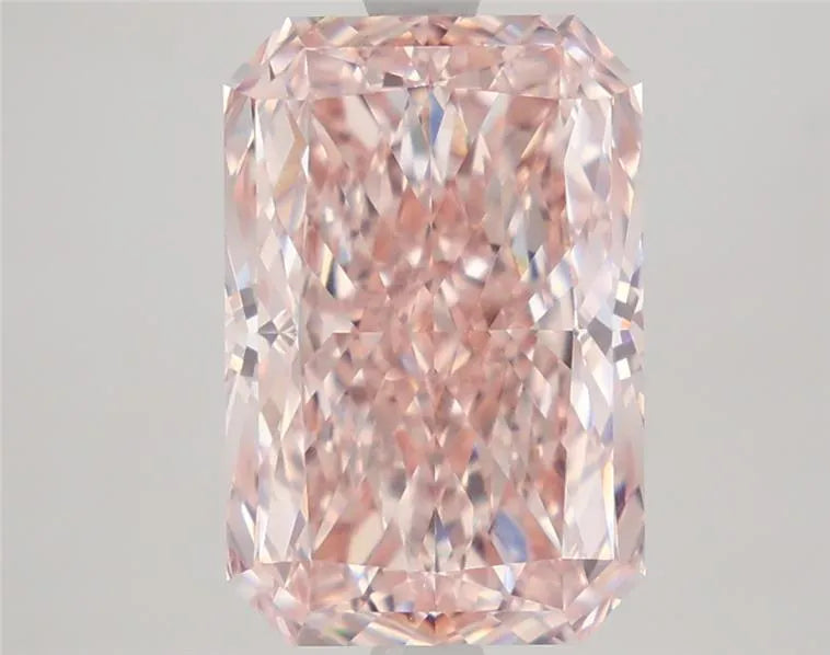 4.40ct Radiant Lab Grown Diamond (Colour Fancy Pink, Clarity VVS2, IGI Certified)