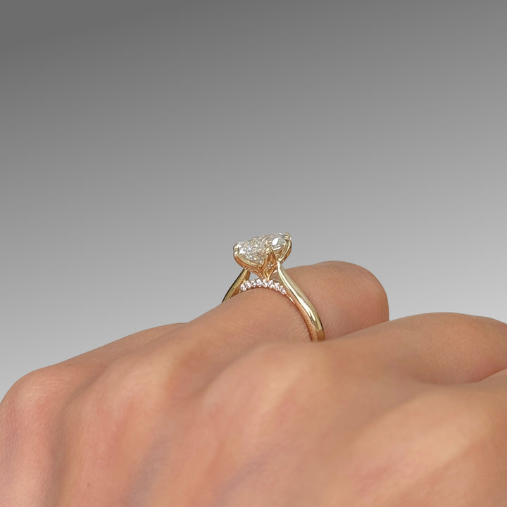 Nora Marquise Lab Created Diamond Engagement Ring
