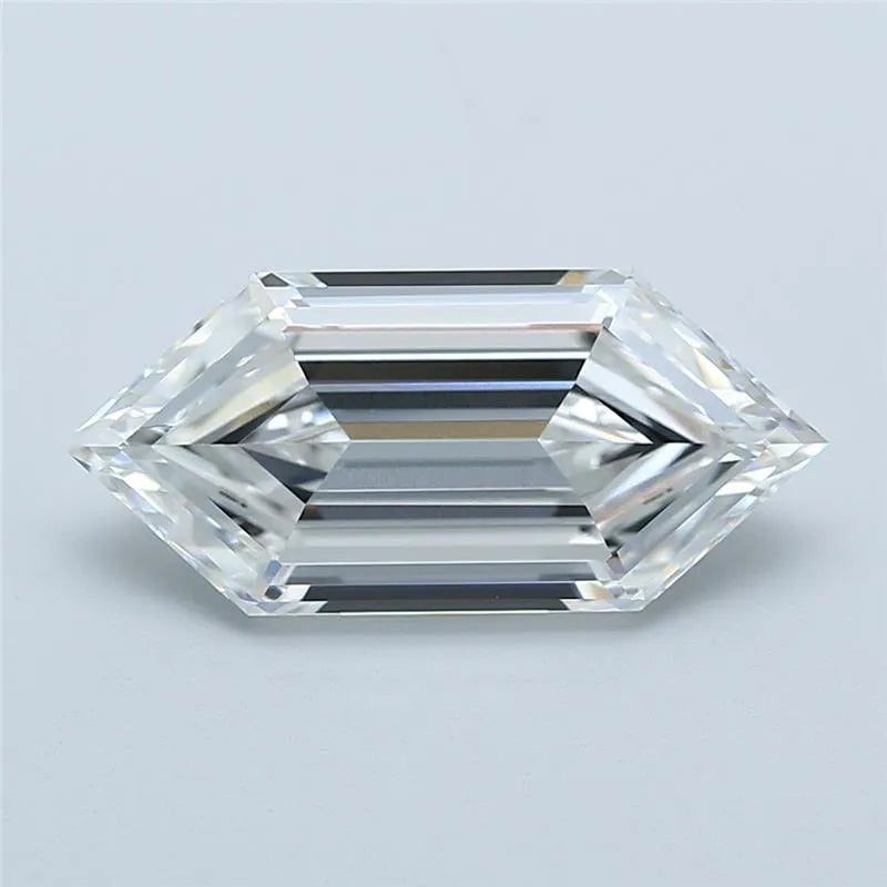 5.01ct Hexagonal Lab Grown Diamond (Colour E, Clarity VVS2, IGI Certified)