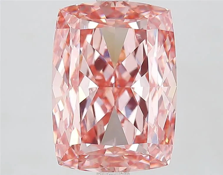 5.11ct Cushion modified Lab Grown Diamond (Colour Fancy Vivid Pink, Clarity VVS2, IGI Certified)