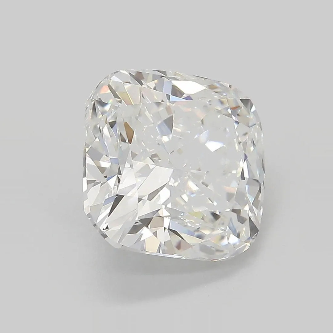 6.06ct Cushion modified Lab Grown Diamond (Colour E, Clarity VVS2, IGI Certified)