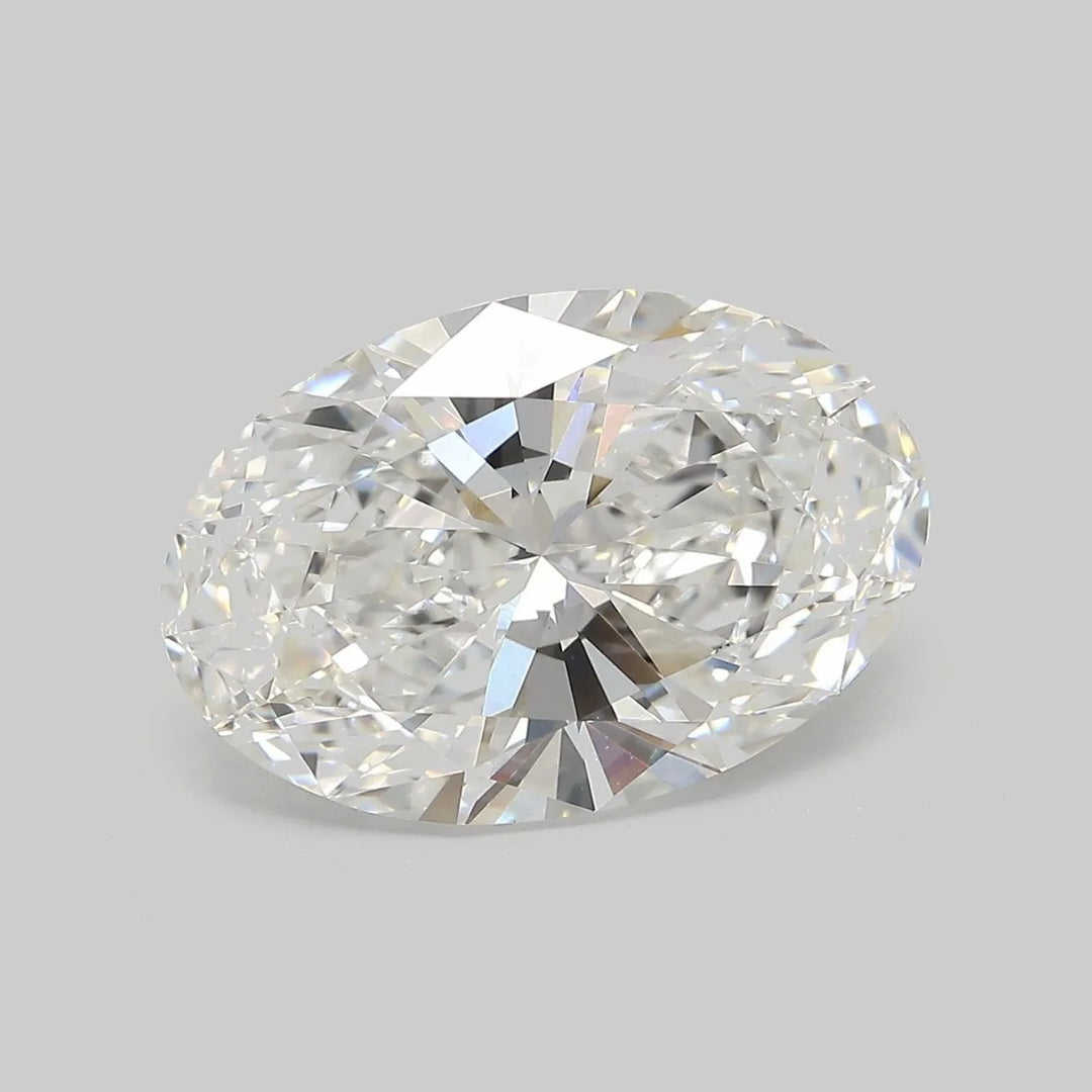 6.10ct Oval Lab Grown Diamond (Colour E, Clarity VVS2, IGI Certified)