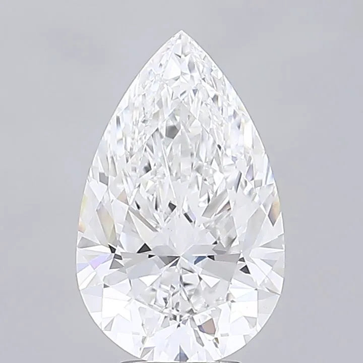 6.56ct Pear Lab Grown Diamond (Colour E, Clarity VVS2, IGI Certified)