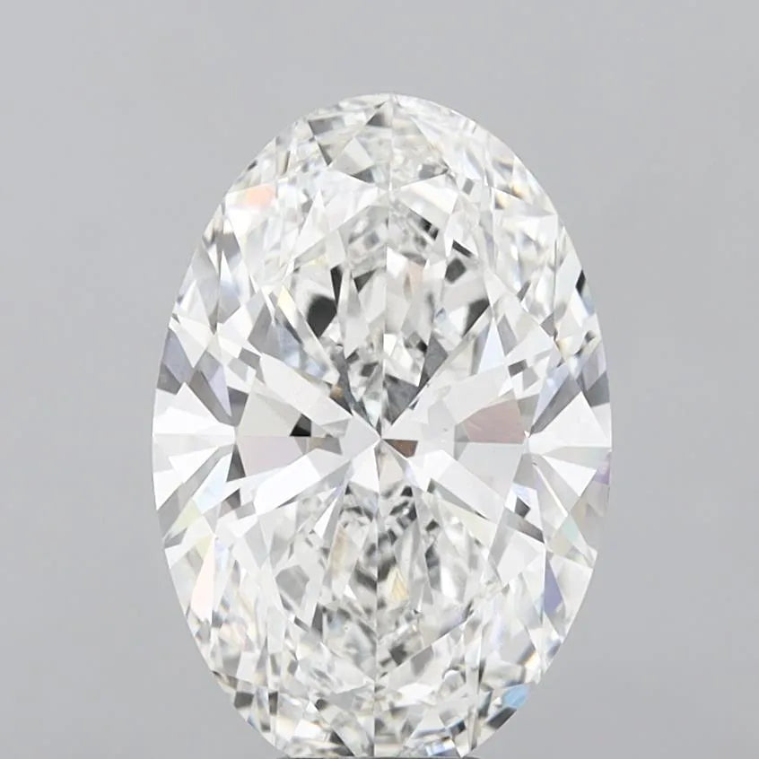 6.77ct Oval Lab Grown Diamond (Colour F, Clarity VVS2, IGI Certified)
