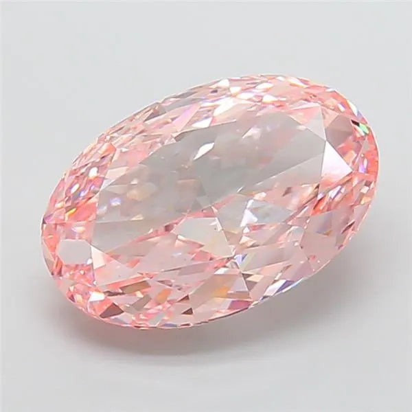 7.05ct Oval Lab Grown Diamond (Colour Fancy Intense Pink, Clarity VVS2, IGI Certified)