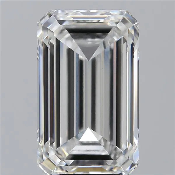 7.34ct Emerald Lab Grown Diamond (Colour E, Clarity VVS2, IGI Certified)