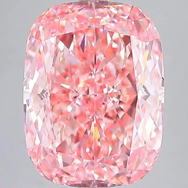 7.52ct Cushion modified Lab Grown Diamond (Colour Fancy Vivid Pink, Clarity VS1, IGI Certified)