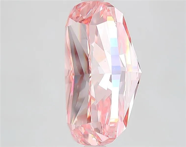 7.59ct Cushion modified Lab Grown Diamond (Colour Fancy Vivid Pink, Clarity VS1, IGI Certified)