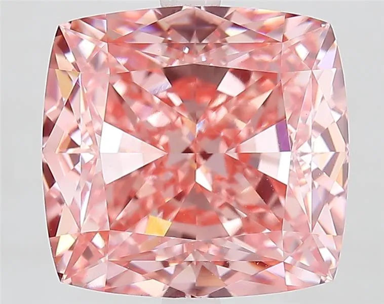 8.03ct Cushion modified Lab Grown Diamond (Colour Fancy Vivid Pink, Clarity VS1, IGI Certified)