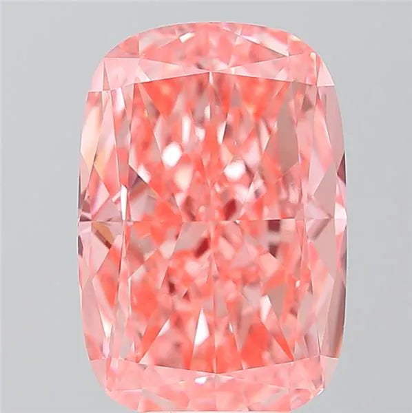 8.07ct Cushion modified Lab Grown Diamond (Colour Fancy Vivid Pink, Clarity VVS2, IGI Certified)