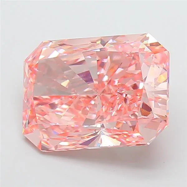 8.07ct Radiant Lab Grown Diamond (Colour Fancy Vivid Pink, Clarity VS1, IGI Certified)