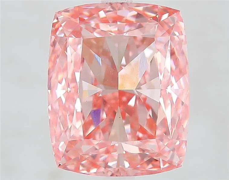 8.09ct Cushion modified Lab Grown Diamond (Colour Fancy Vivid Pink, Clarity VS1, IGI Certified)