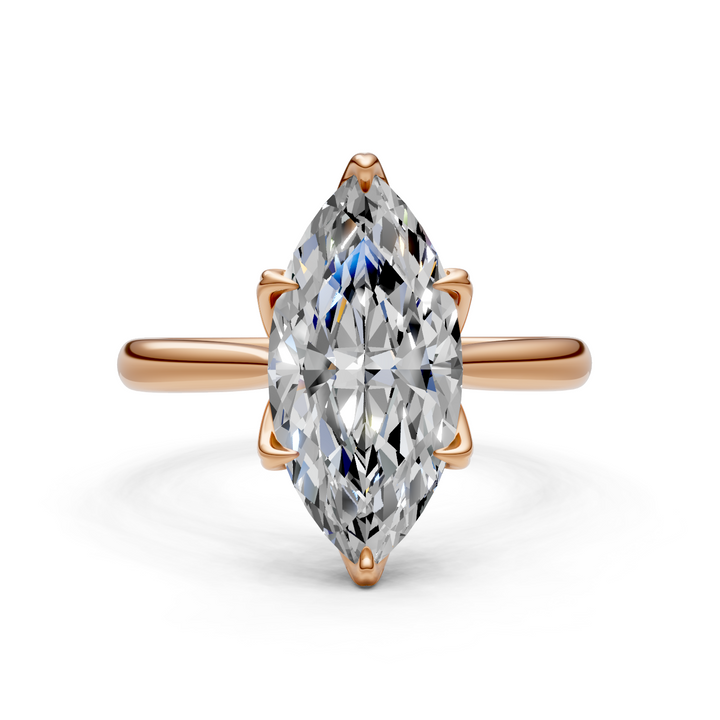 Mary Marquise Lab Created Diamond Engagement Ring