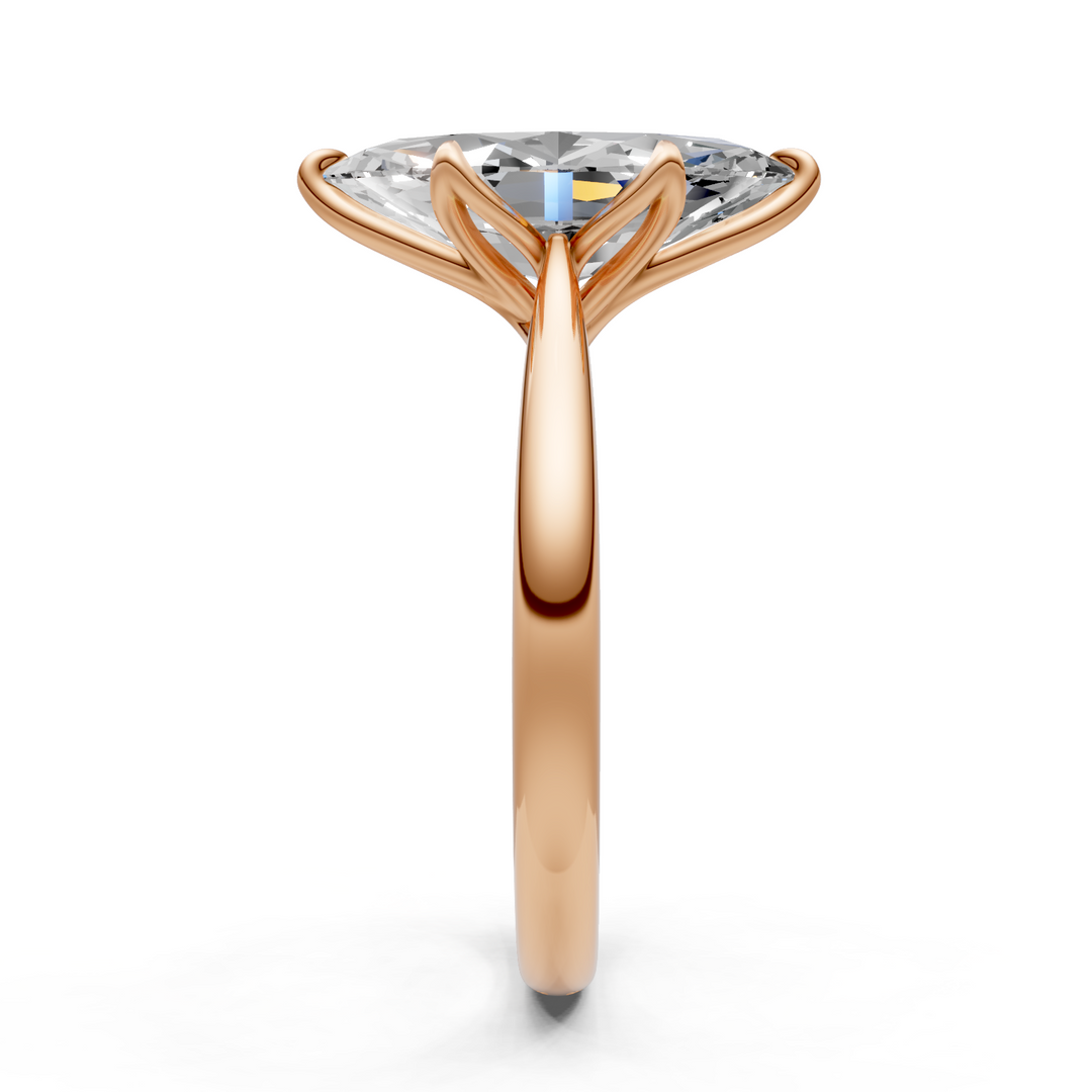 Mary Marquise Lab Created Diamond Engagement Ring