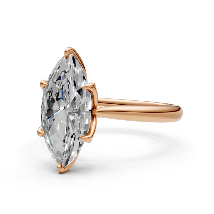 Mary Marquise Lab Created Diamond Engagement Ring