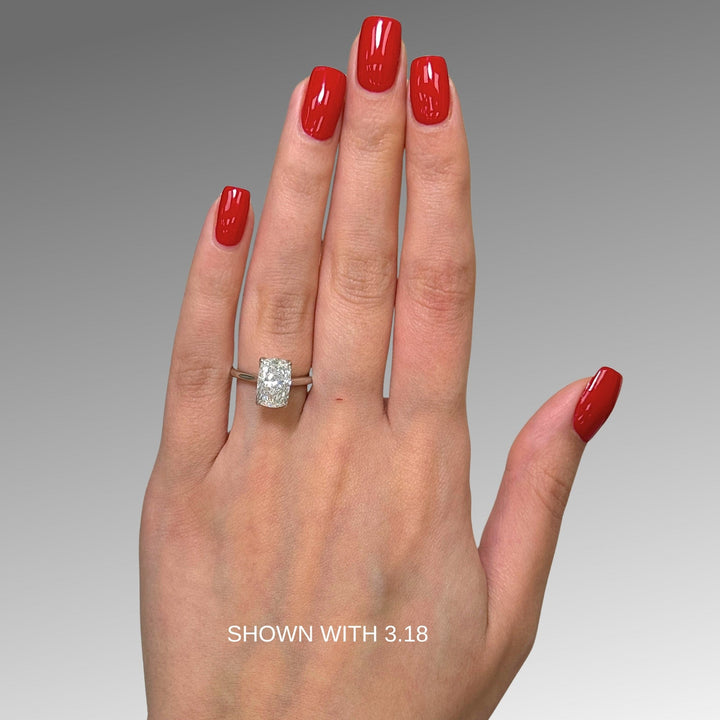 Megan Elongated cushion cut  Lab Created Diamond Engagement Ring
