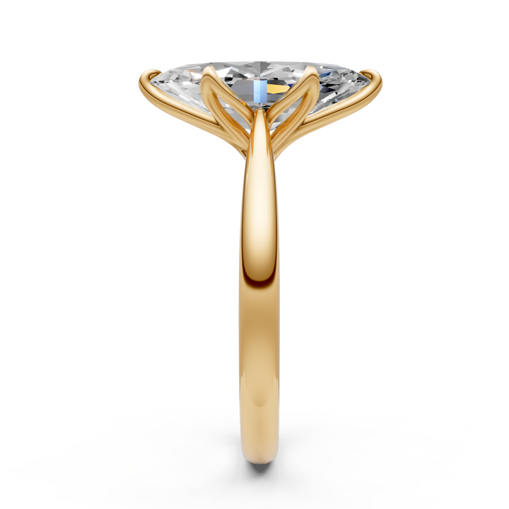Mary Marquise Lab Created Diamond Engagement Ring