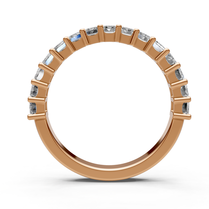 Nyra Emerald Cut Lab-Created Diamonds Wedding Band