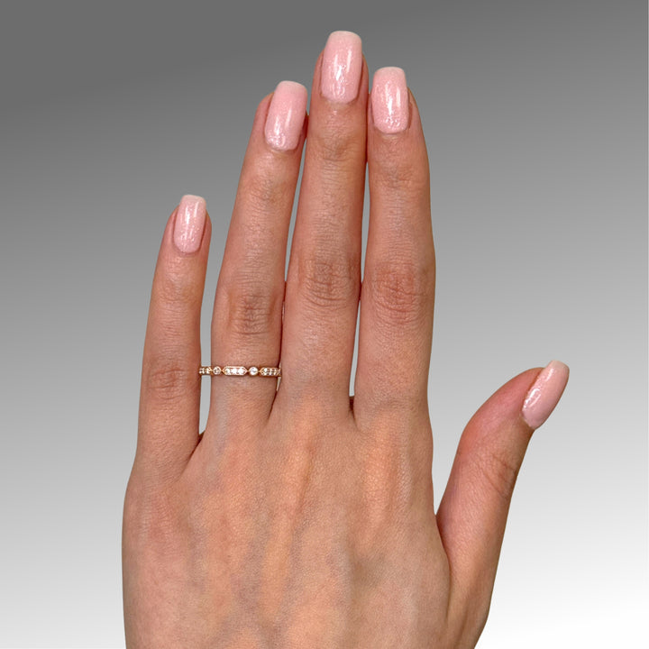 Ready to Ship  Maya Diamond Wedding Band