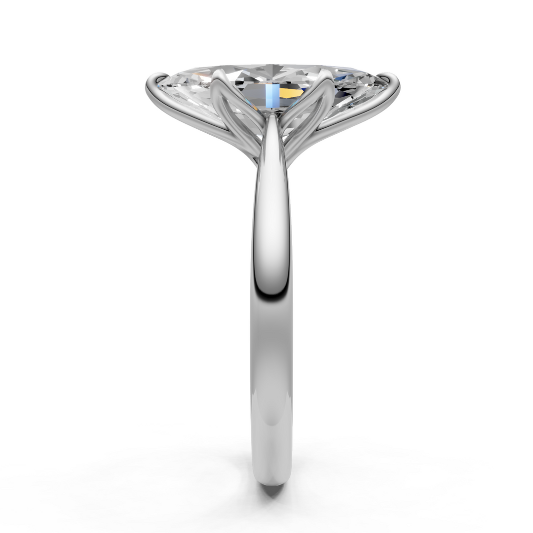 Mary Marquise Lab Created Diamond Engagement Ring