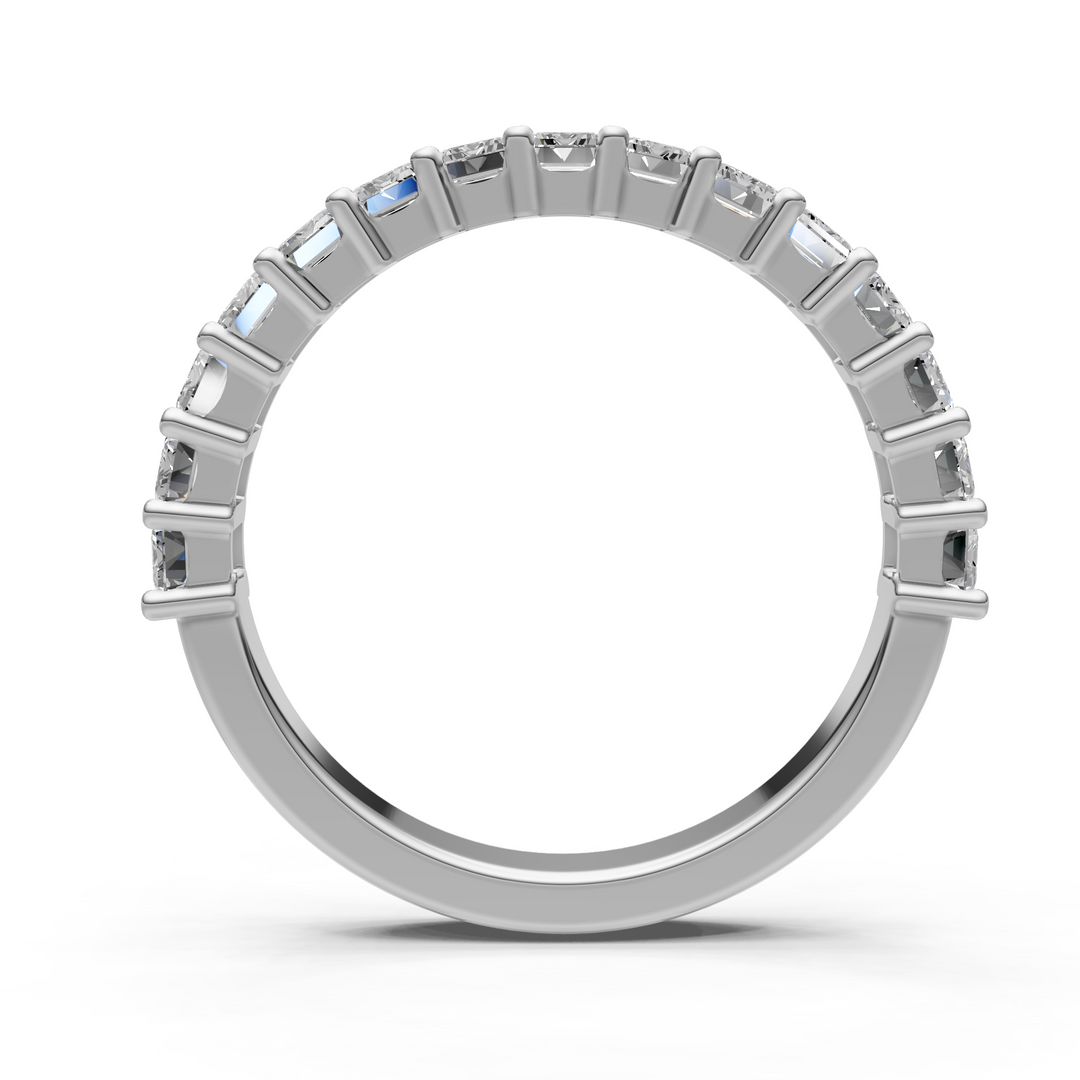 Nyra Emerald Cut Lab-Created Diamonds Wedding Band