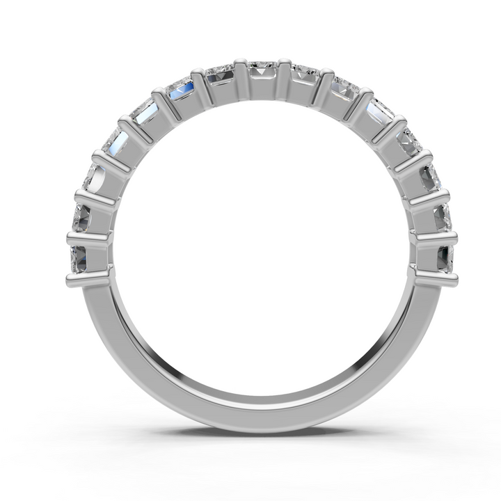 Nyra Emerald Cut Lab-Created Diamonds Wedding Band
