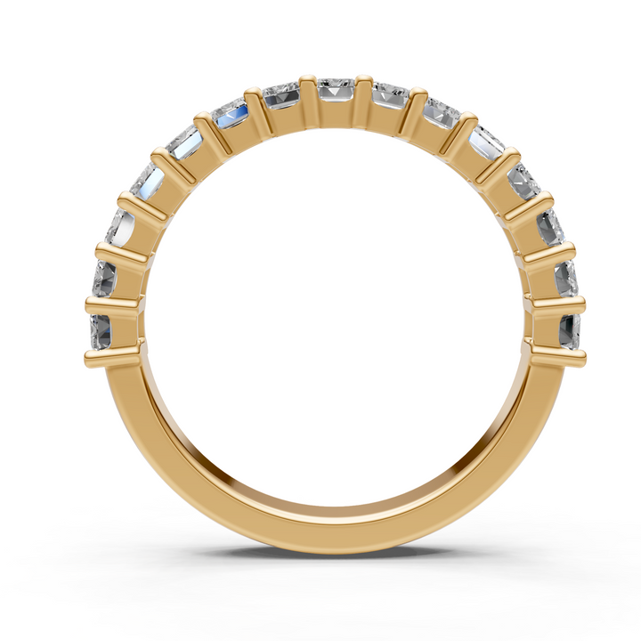 Nyra Emerald Cut Lab-Created Diamonds Wedding Band