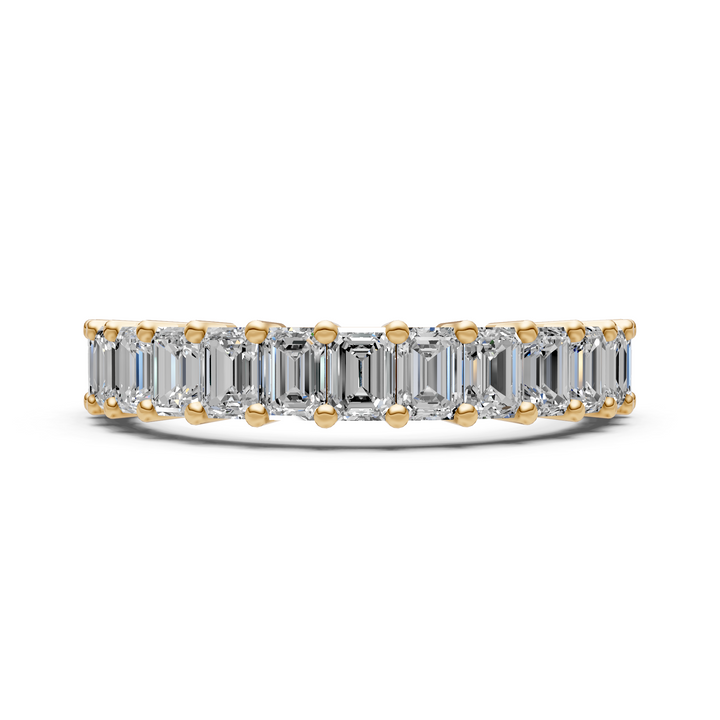 Nyra Emerald Cut Lab-Created Diamonds Wedding Band