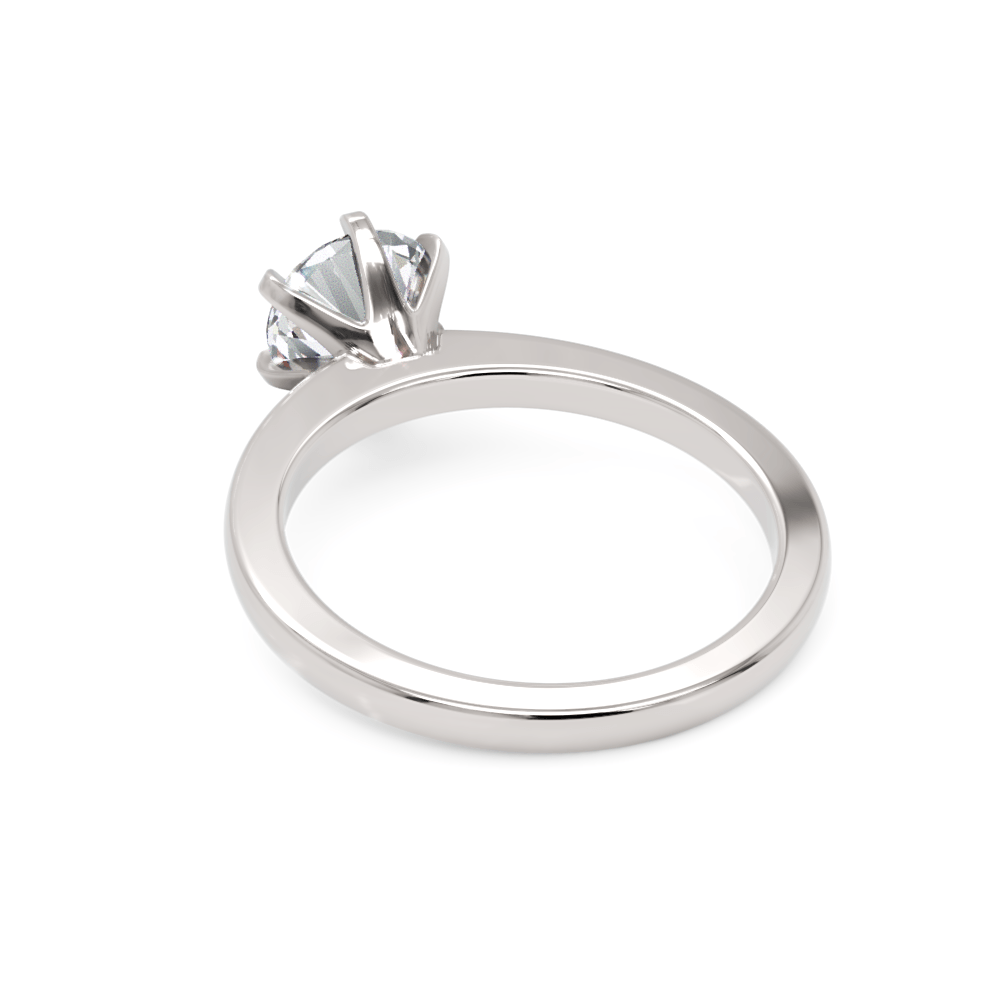 AGI Design Alexa Round Lab Created Diamond Engagement Ring
