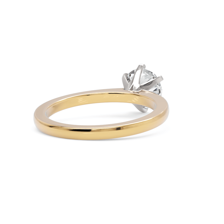 AGI Design Alexa Round Lab Created Diamond Engagement Ring